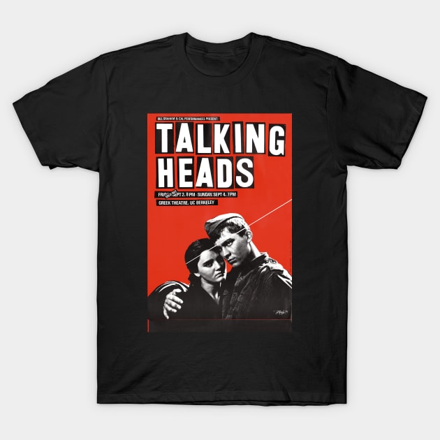 Talking Head Greek Theatre T-Shirt by blackypaw